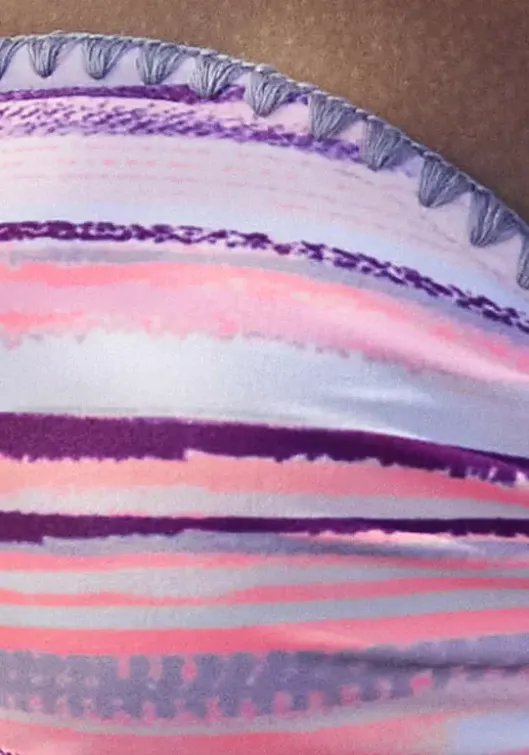 Sale Venice Beach Triangel-Bikini"Violet" Lachs-Bedruckt