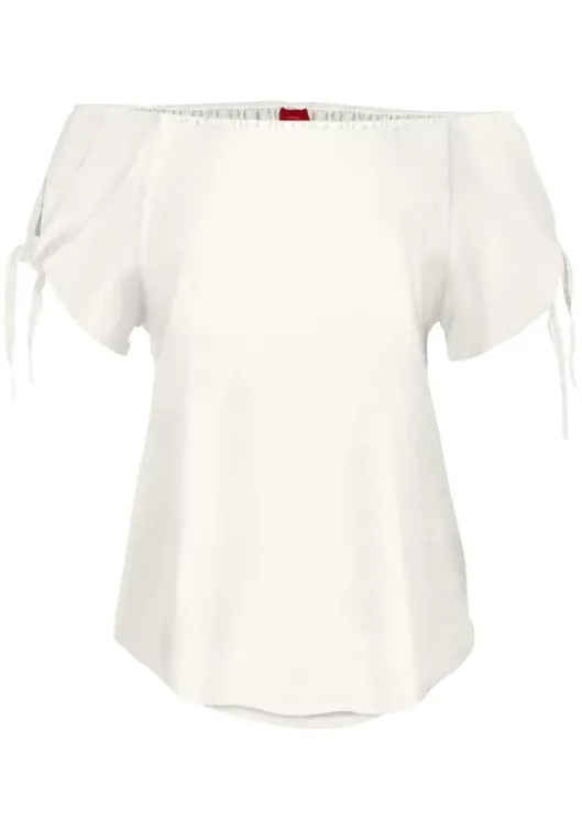 Discount s.Oliver T-Shirt Weis