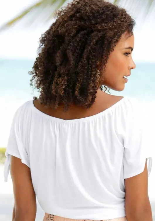 Discount s.Oliver T-Shirt Weis