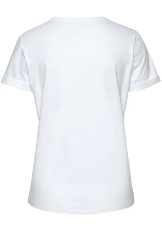 Sale Bench. T-Shirt Schwarz, Weis