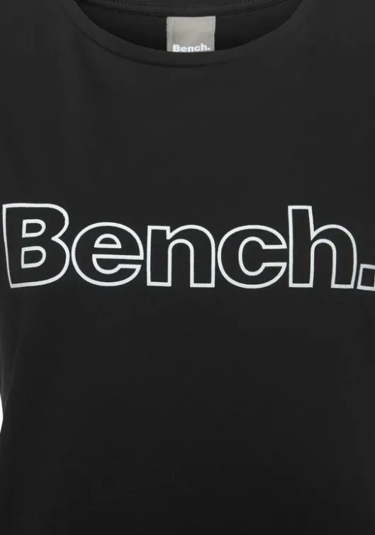 Sale Bench. T-Shirt Schwarz, Weis