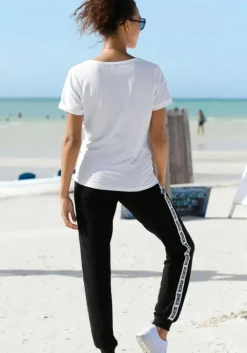 Sale Bench. T-Shirt Schwarz, Weis
