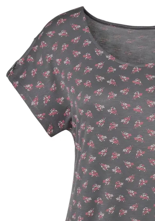 Online LASCANA T-Shirt Dunkelgrau
