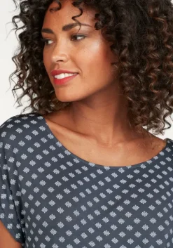 LASCANA T-Shirt Rauchblau