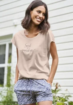 Hot Vivance Dreams T-Shirt Apricot