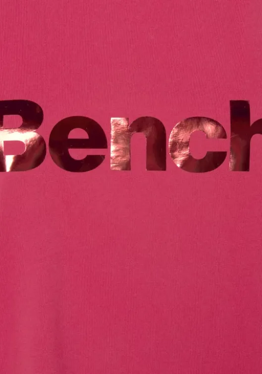 Best Bench. T-Shirt"-Kurzarmshirt, Loungeshirt" Pink