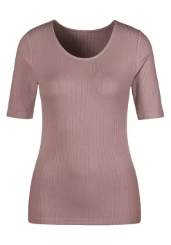 Sale LASCANA T-Shirt"Rippshirt" Mauve