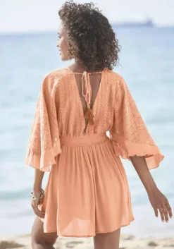Clearance LASCANA Tunikakleid Pfirsich