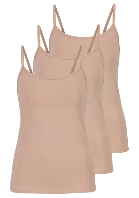 Best petite fleur Unterhemd Beige