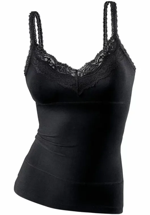 Discount LASCANA Unterhemd Schwarz