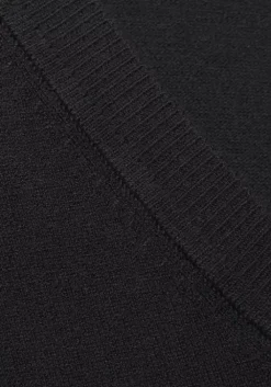 Sale Vivance V-Ausschnitt-Pullover Schwarz
