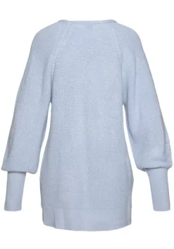 Discount LASCANA V-Ausschnitt-Pullover Bleu