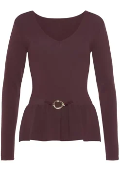 New V-Ausschnitt-Pullover Pullover