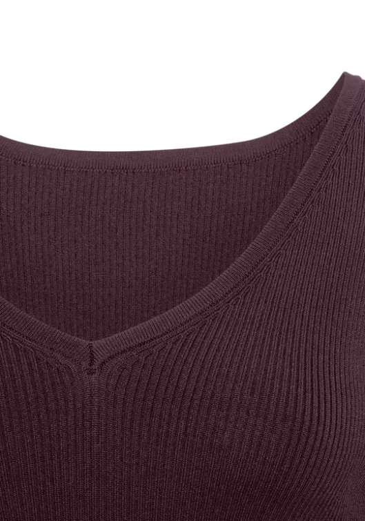 New V-Ausschnitt-Pullover Pullover