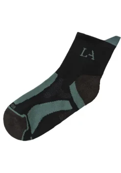 Clearance LASCANA ACTIVE Wandersocken 1X Schwarz-Lila, 1X Schwarz-Rosa, 1X Schwarz-Grun