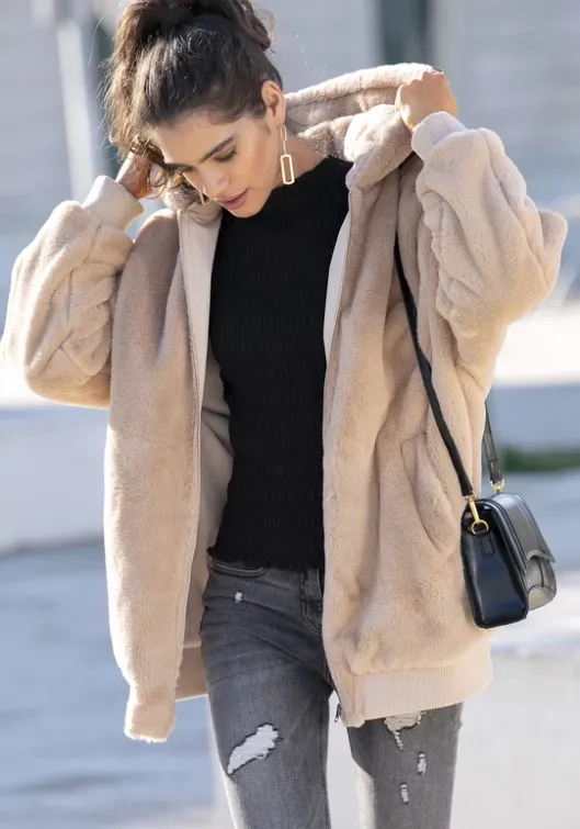 New Buffalo Wendejacke Beige