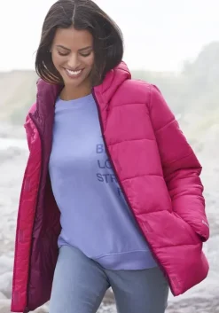 Discount Bench. Wendejacke Pink-Beere