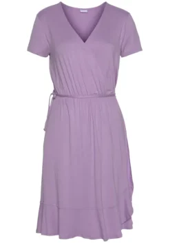 New LASCANA Wickelkleid Flieder