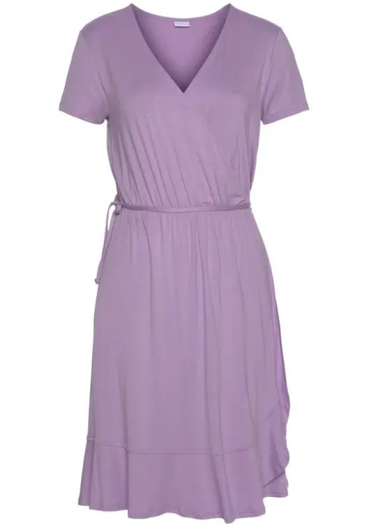 New LASCANA Wickelkleid Flieder