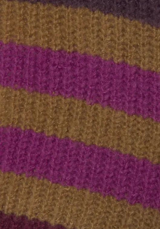 Clearance LASCANA Wickelstrickjacke Beere Gestreift