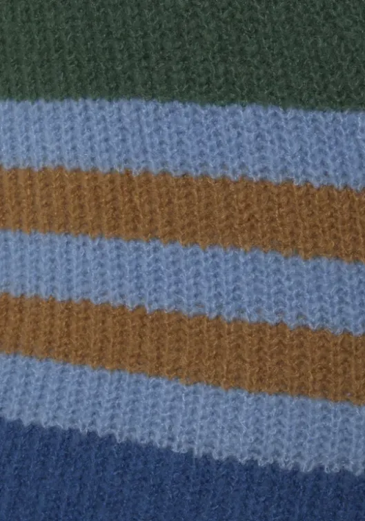 Online LASCANA Wickelstrickjacke Blau Gestreift