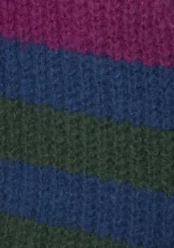 Clearance LASCANA Wickelstrickjacke Braun Gestreift