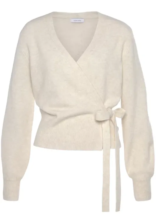 Sale Wickelstrickjacke"-Strickjacke Mit Bindeband" Jacken & Mantel